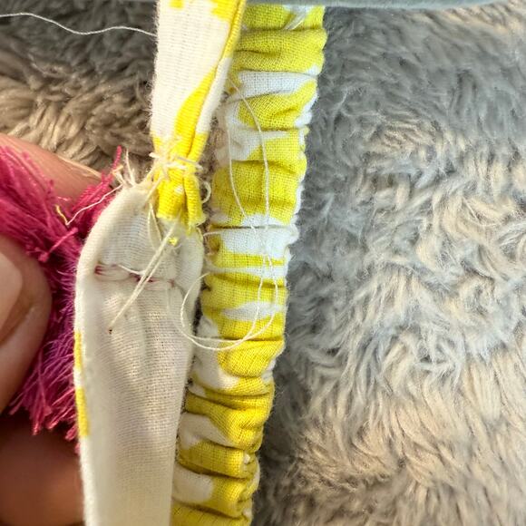 Mini Boden Girls Floral Rainbow Tiered Dress Smocked Back Strapless 8 9 Years - Picture 7 of 13